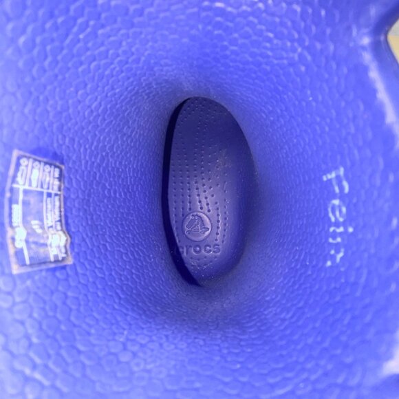 Crocs Children’s Blue Rubber Waterproof Handle It Rain Boots Size C11 - Picture 7 of 11